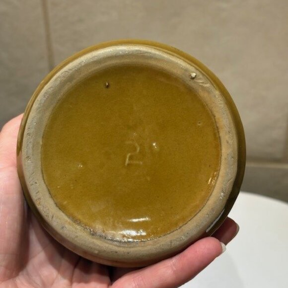 Vintage Sheila Fournier Ceramic Pottery Cannister Panda Bamboo Glazed 4.75" - Picture 9 of 9